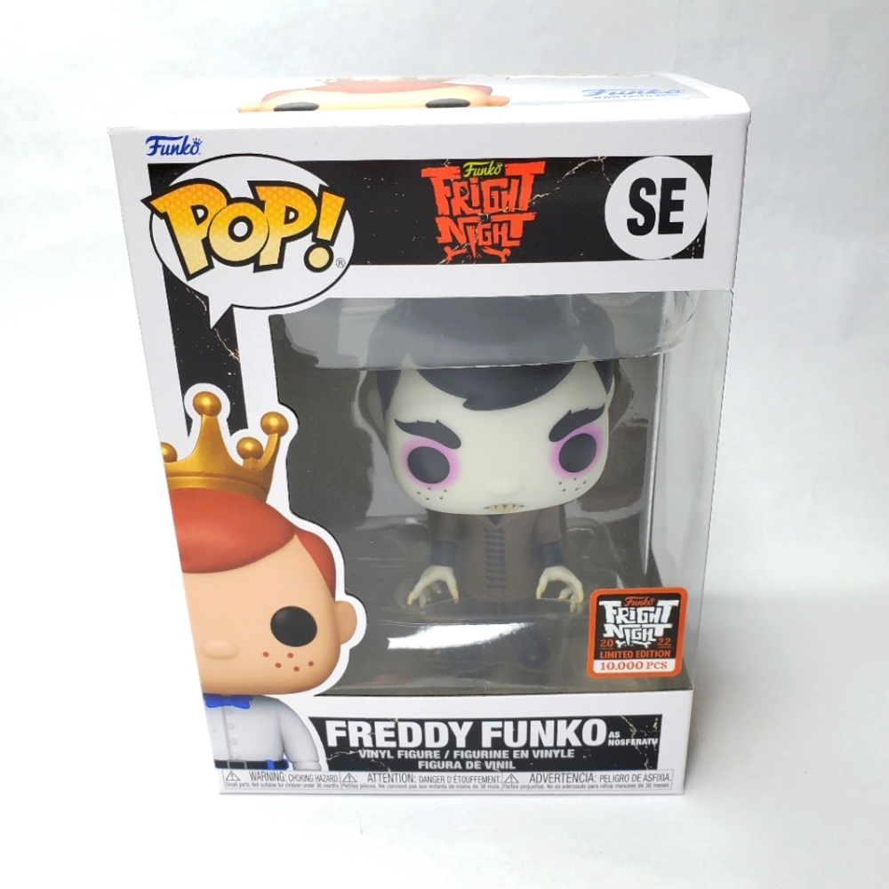 Freddy Funko as Nosferatu Halloween Fright Night 2022 LE 10k with Protector Box